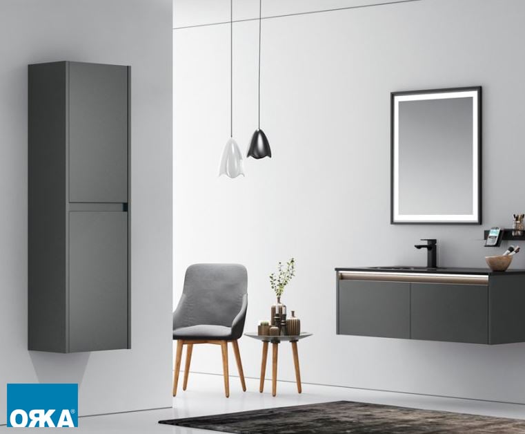 Orka Lisbon 110 cm Banyo Dolabı